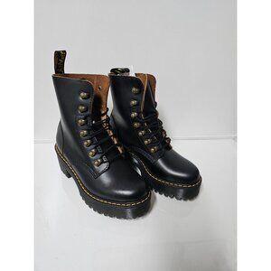 Dr. Martens Women's Leona Leather Heeled Boot Fashion Size 5